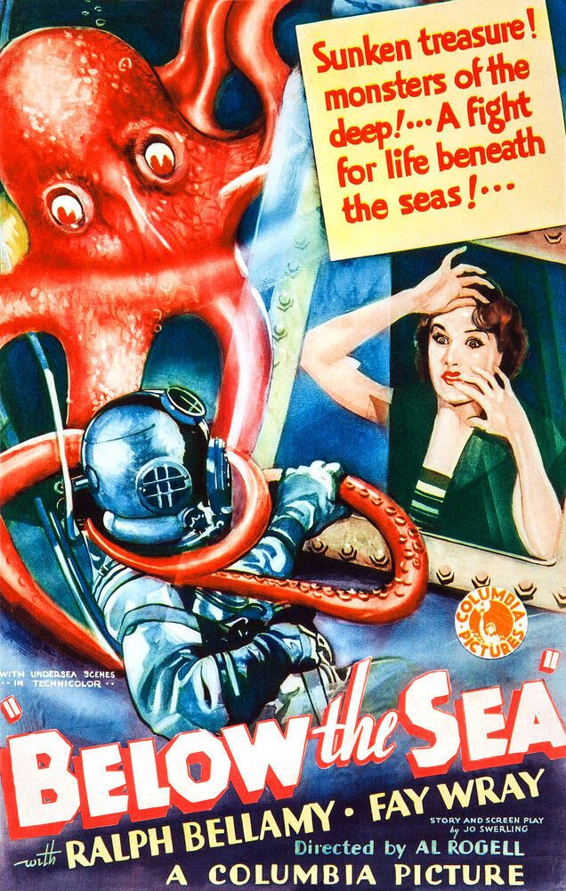 Ниже море (1933) постер