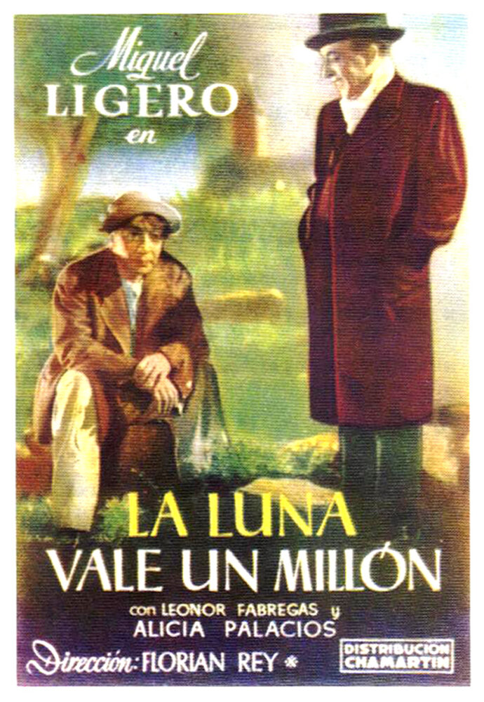 La luna vale un millón (1945) постер