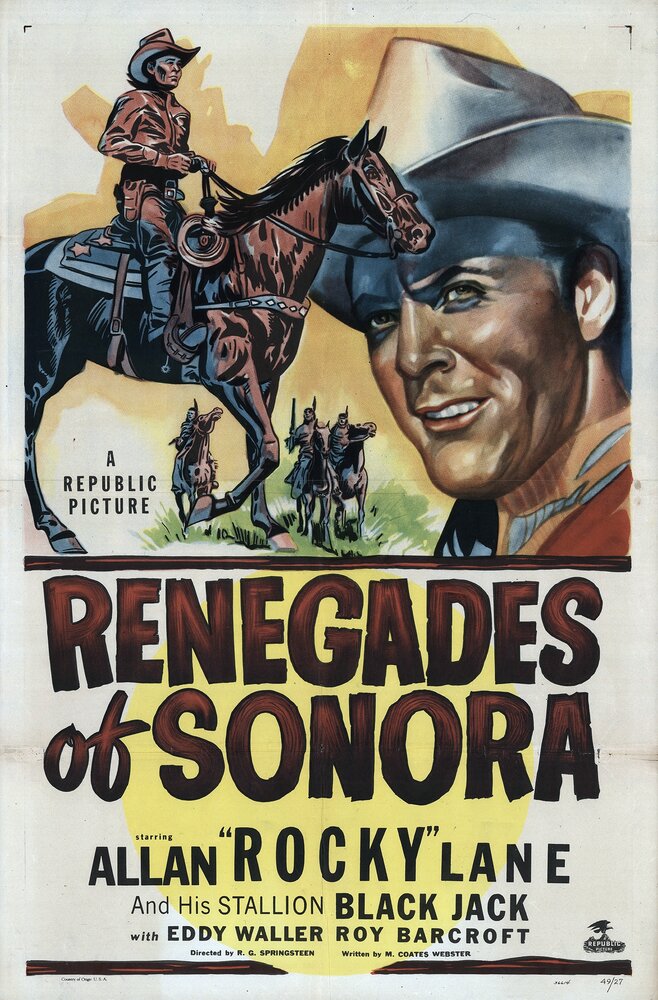 Renegades of Sonora (1948) постер